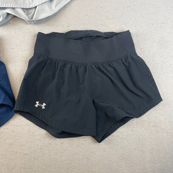 Under Armour Fly By Womens Sz XS Lot of 3 - Gray Navy Black - Picture 3 of 13